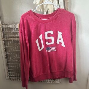 Maurices Red USA Sweater
